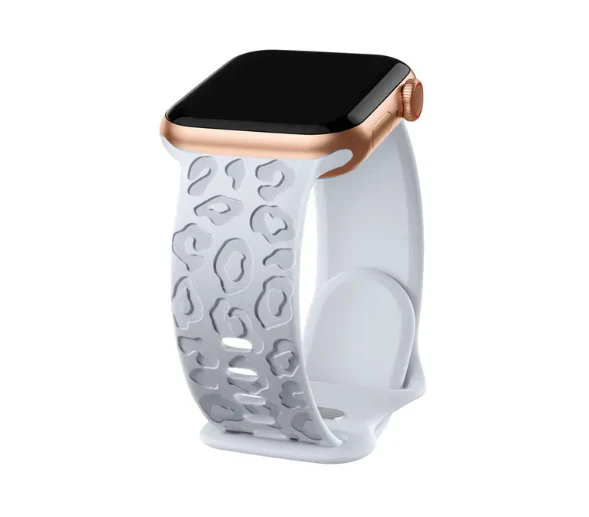 Leopard Pattern Silicone Band for Apple Watch - Image 12