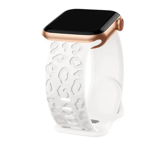 Leopard Pattern Silicone Band for Apple Watch - Image 13