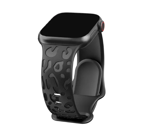 Leopard Pattern Silicone Band for Apple Watch - Image 5