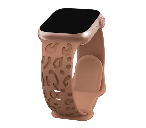 Leopard Pattern Silicone Band for Apple Watch - Image 6