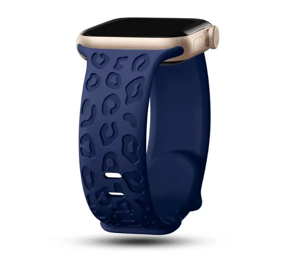 Leopard Pattern Silicone Band for Apple Watch - Image 7