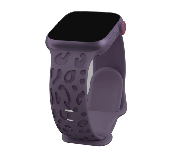 Leopard Pattern Silicone Band for Apple Watch - Image 8