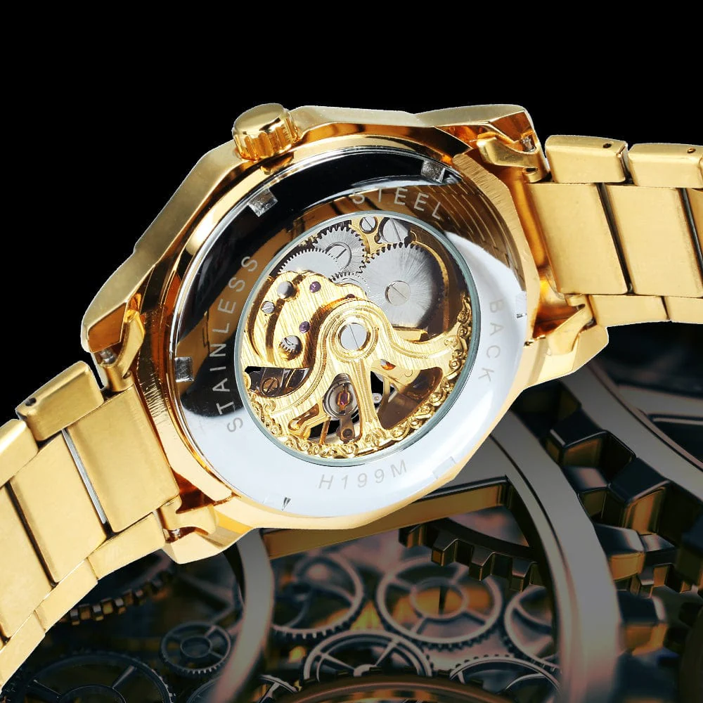 Lux Dodecagon Skeleton Automatic Mechanical Watch - Image 10