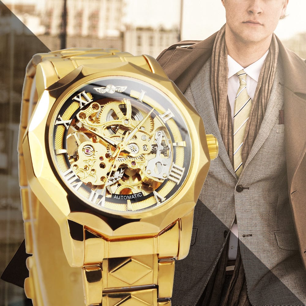 Lux Dodecagon Skeleton Automatic Mechanical Watch - Image 2