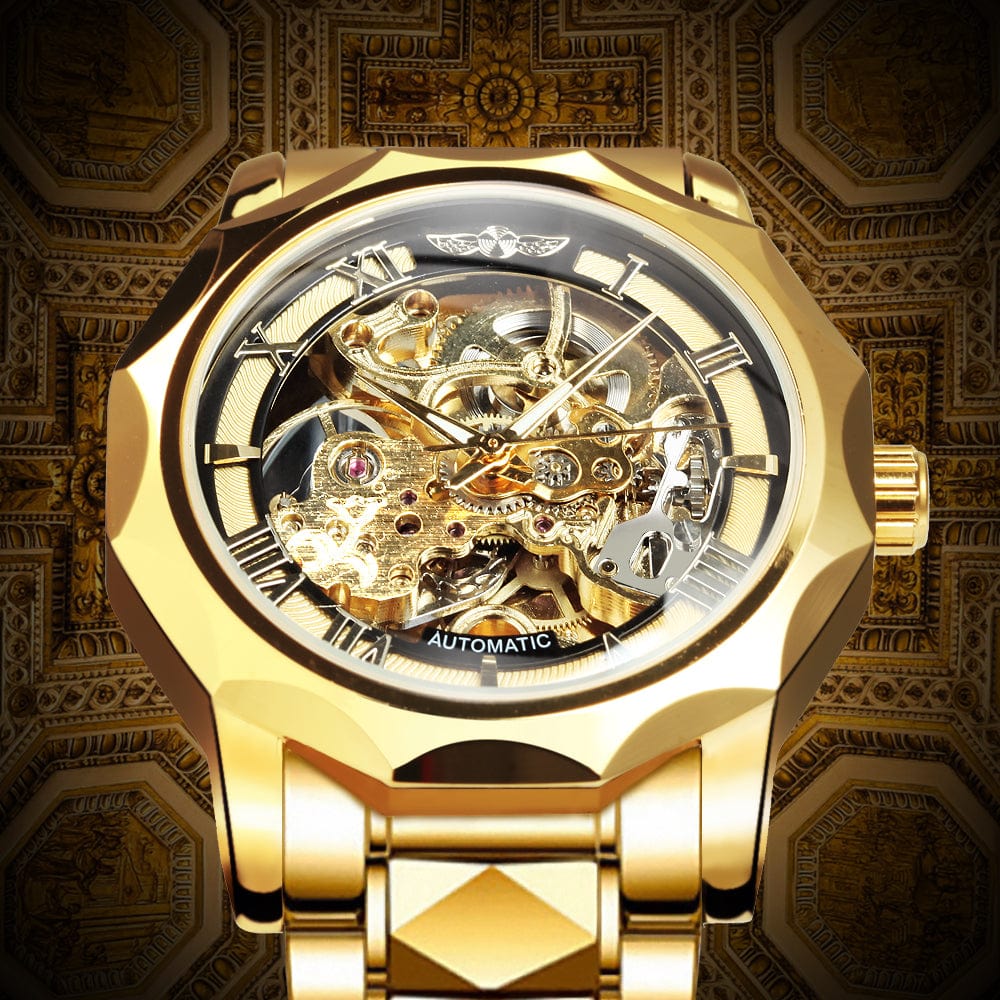 Lux Dodecagon Skeleton Automatic Mechanical Watch - Image 3