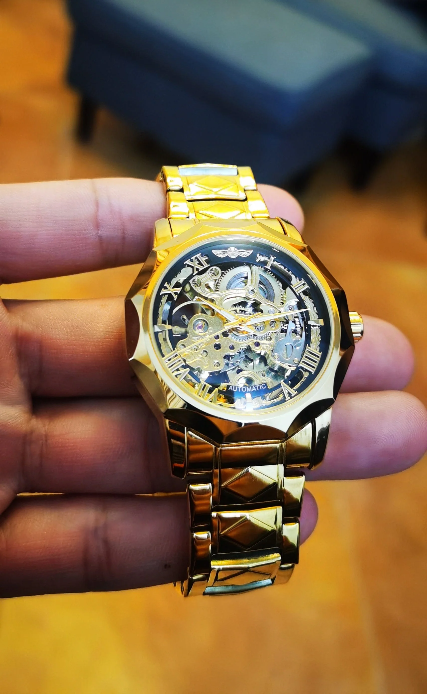 Lux Dodecagon Skeleton Automatic Mechanical Watch - Image 7