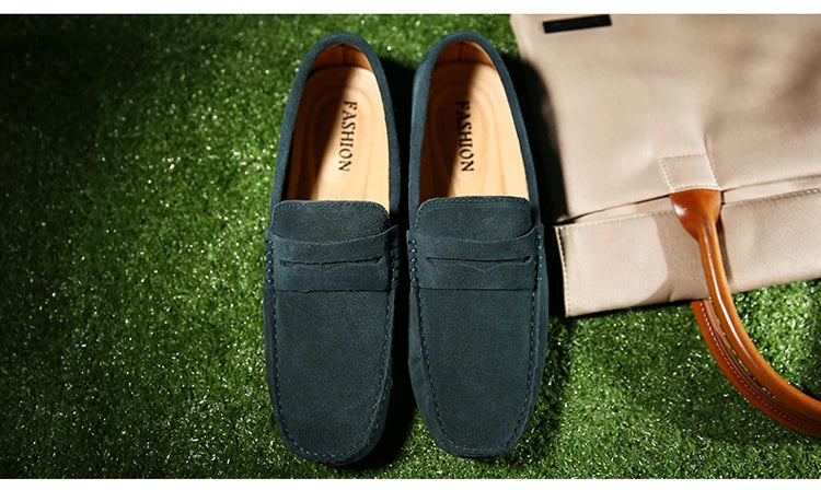 Mason Genuine Leather Casual Driving Loafers - Image 8