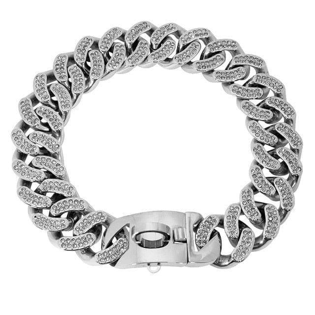 Medium/Large Gold Cuban Link Dog Collar - Image 8