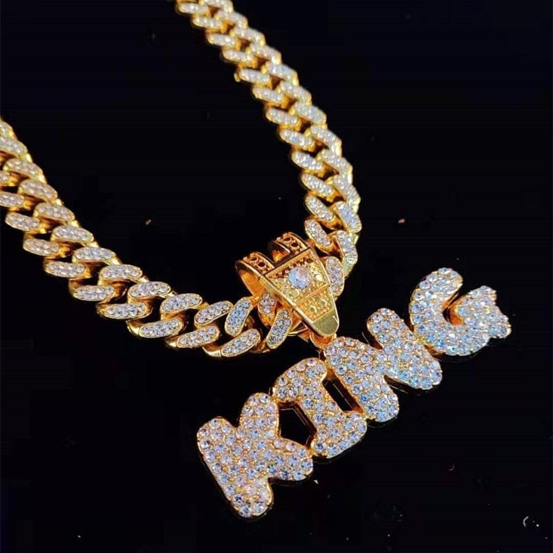 KING | QUEEN Cuban Iced Pendant Necklace - Image 2