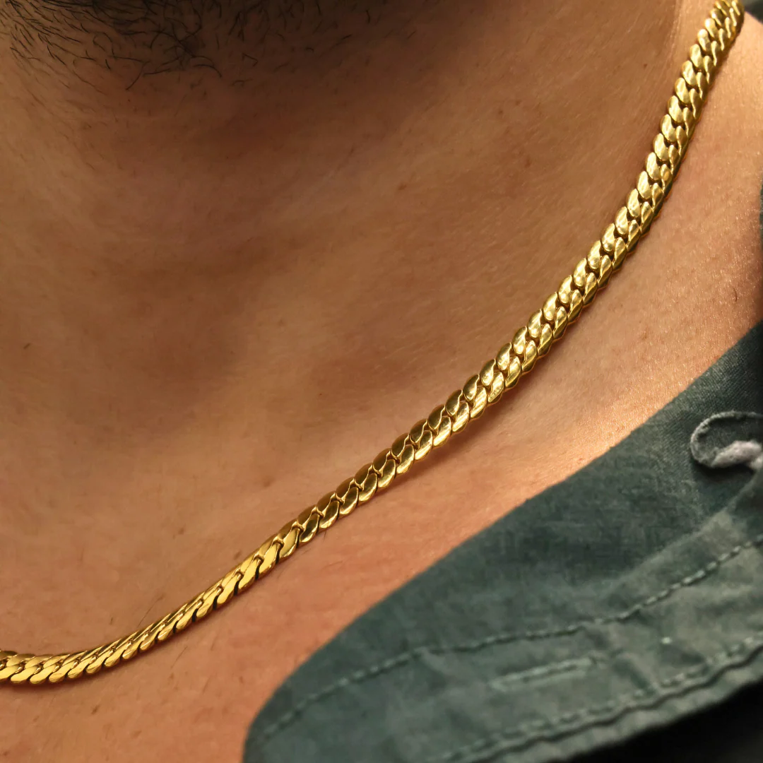 Gold 5mm Miami Cuban Link Chain - Image 6