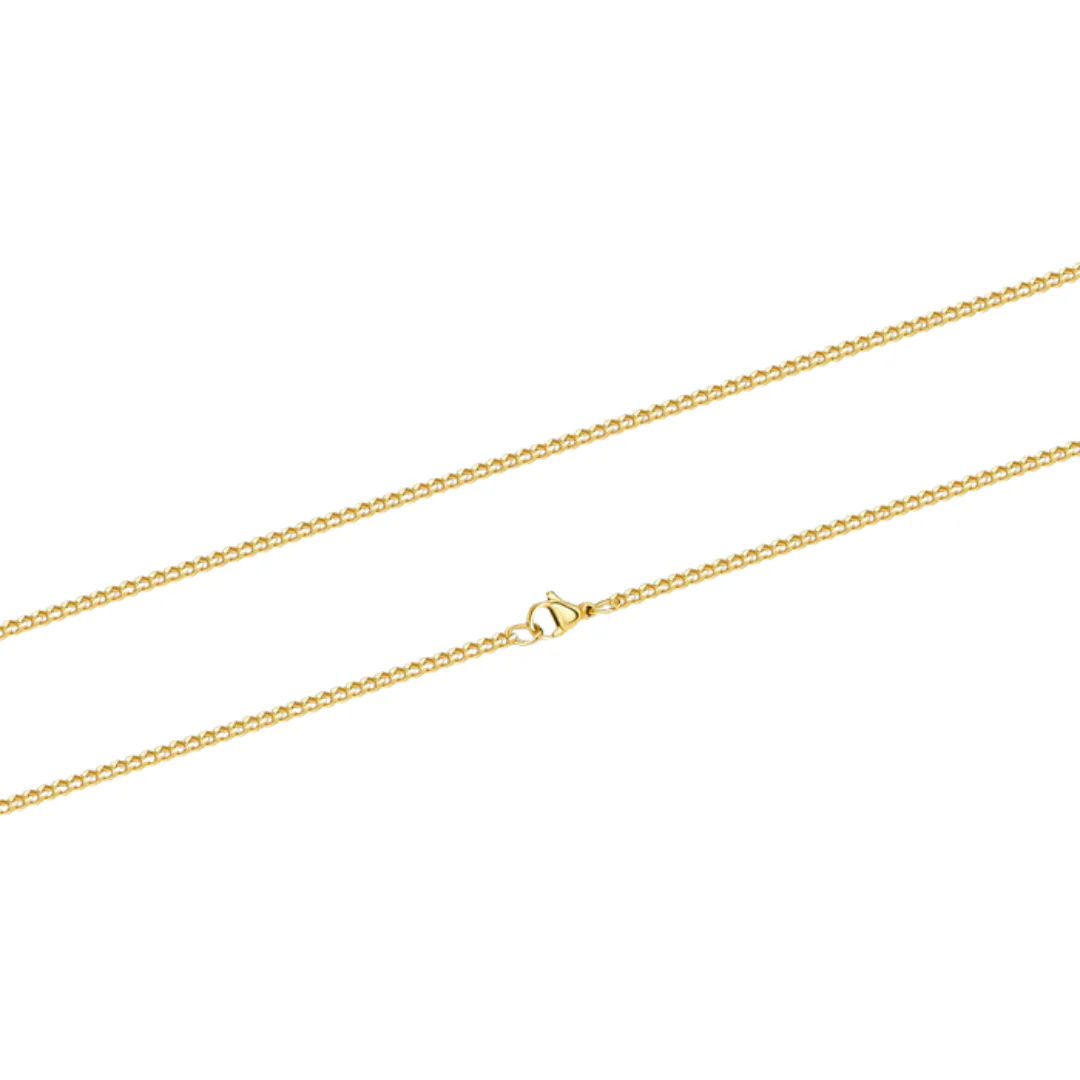 Micro Gold Cuban Link Chain - Image 3