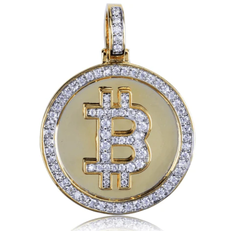 VVS Jewelry Iced bitcoin pendant - Image 2