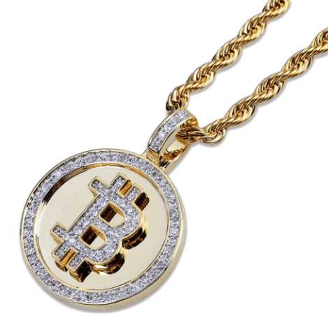 VVS Jewelry Iced bitcoin pendant - Image 3