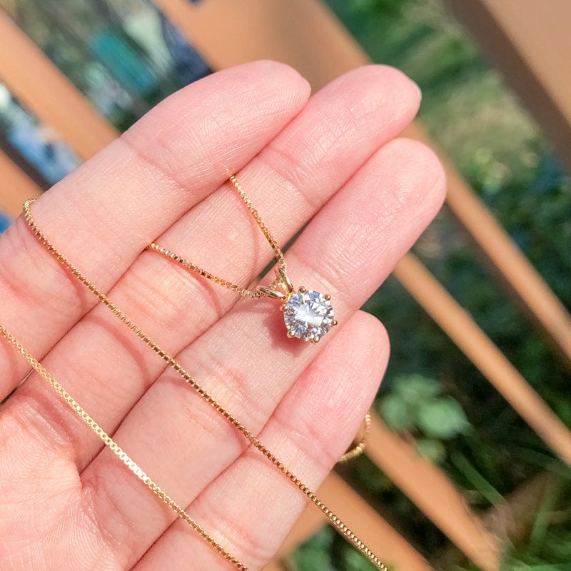 Moissanite Pendant 925 Silver Necklace - Image 10