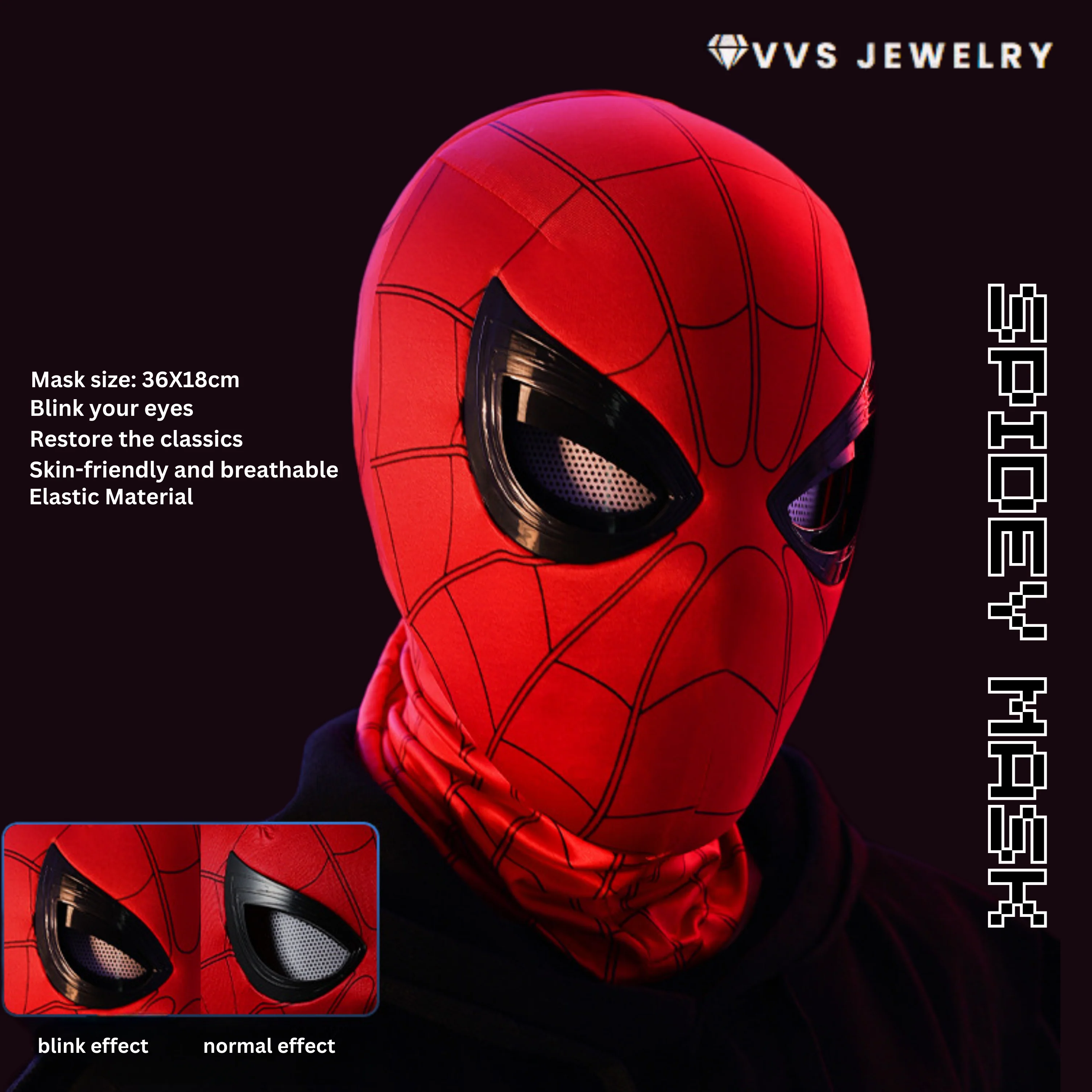 Spiderman Winking Mask