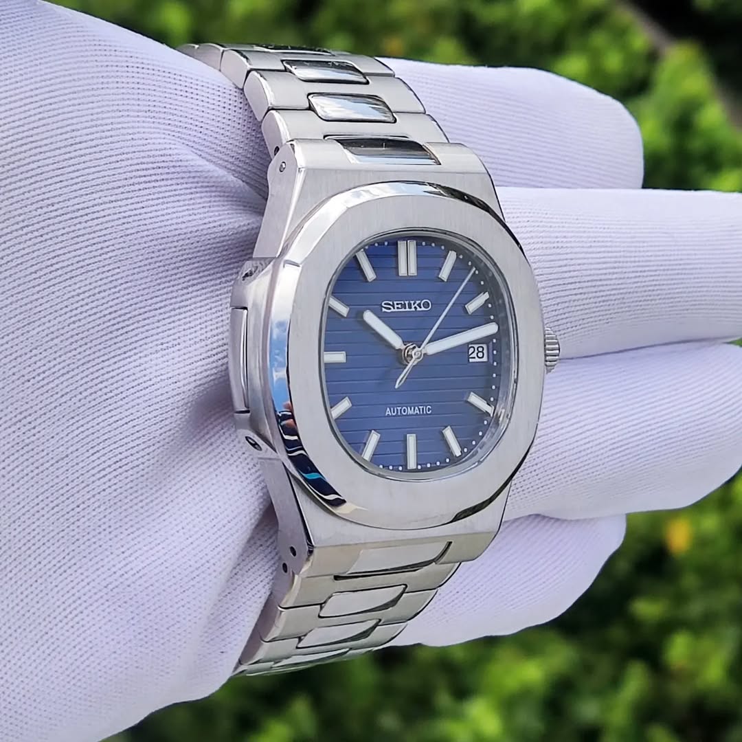 Seiko Mod Nautilus | Navy Blue - Image 10