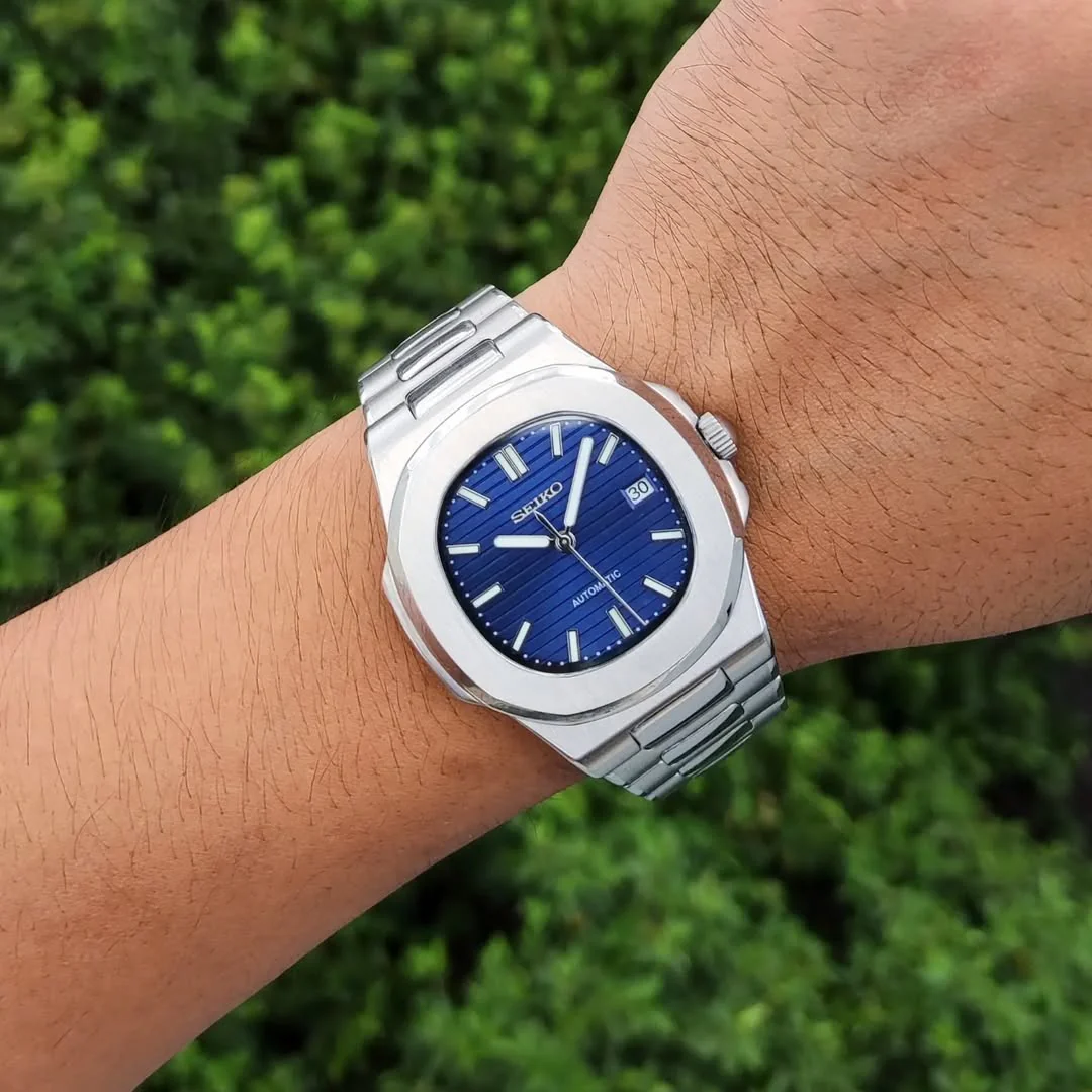 Seiko Mod Nautilus | Navy Blue - Image 6
