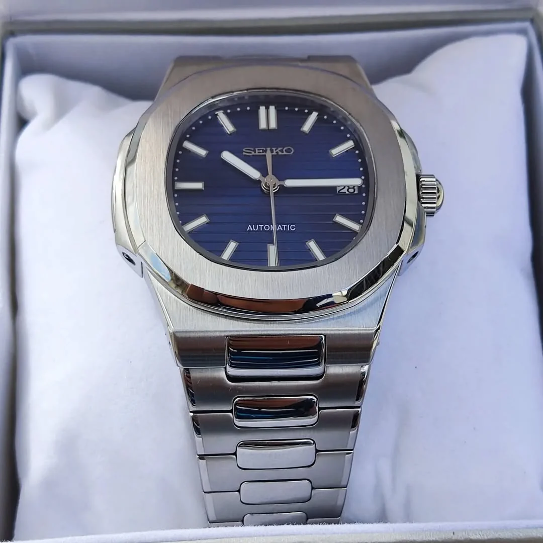 Seiko Mod Nautilus | Navy Blue - Image 8