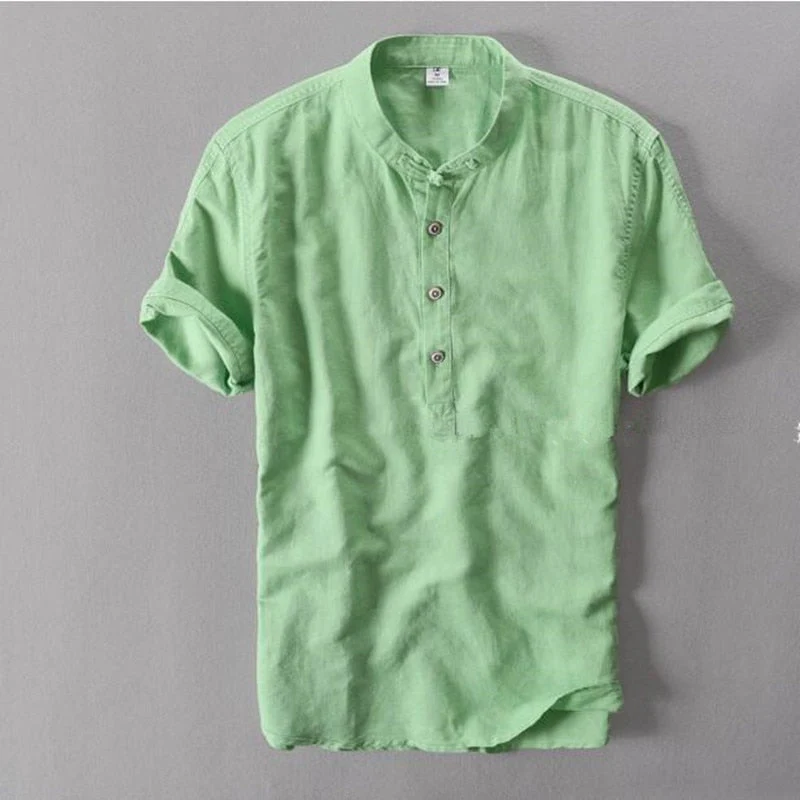 Old Retro Threads Cotton Linen Shirt - Image 14