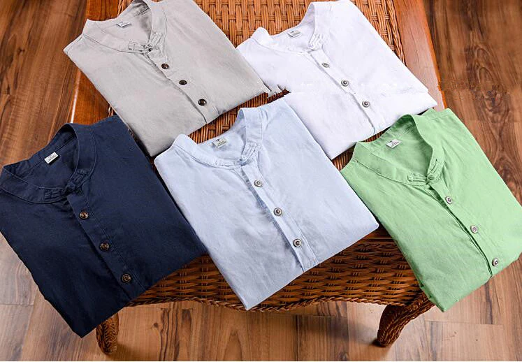 Old Retro Threads Cotton Linen Shirt - Image 17