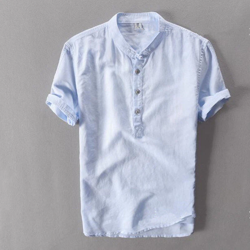 Old Retro Threads Cotton Linen Shirt - Image 4