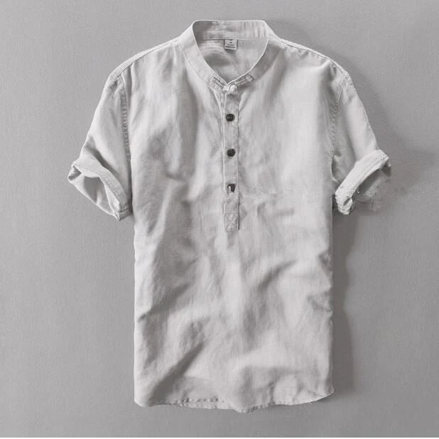 Old Retro Threads Cotton Linen Shirt - Image 5