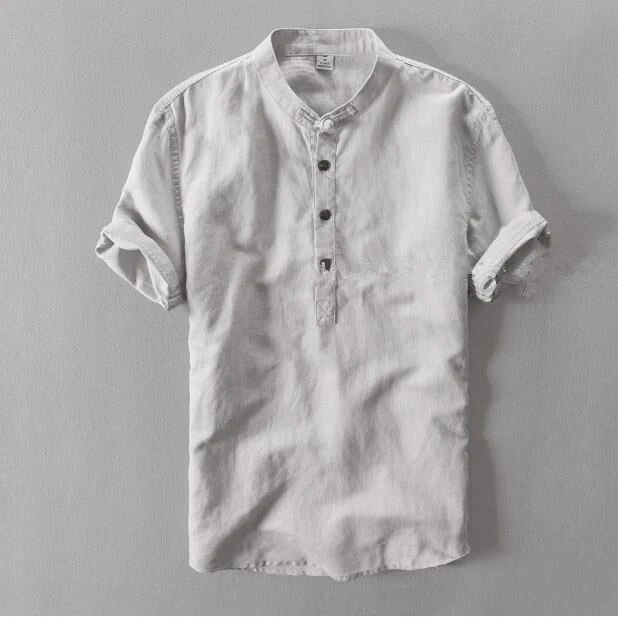 Old Retro Threads Cotton Linen Shirt - Image 6