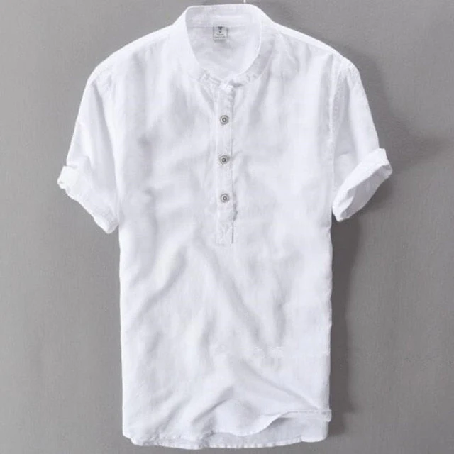 Old Retro Threads Cotton Linen Shirt - Image 9