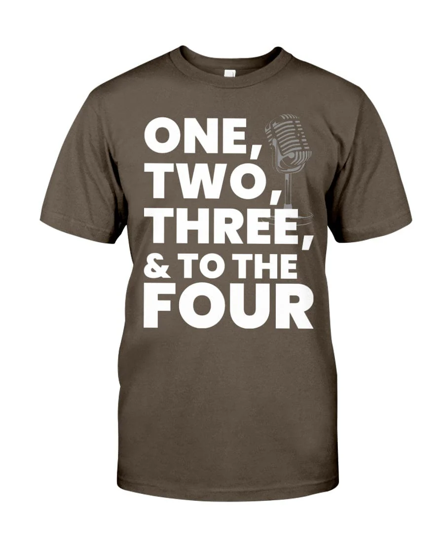 One, Two, There, & To The Four Premium Fit Men's T-shirt - Image 9