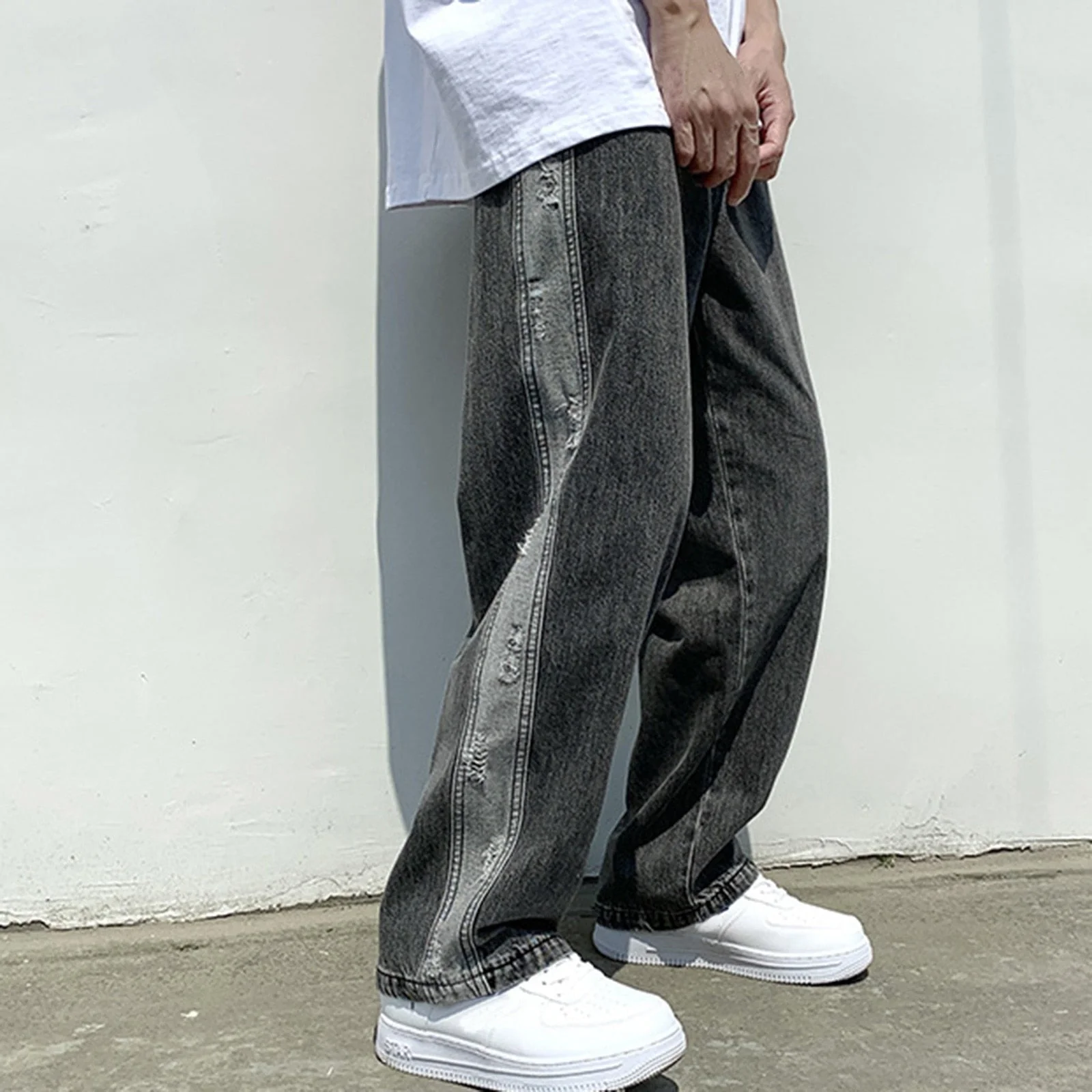 OG Baggy Denim Wide Leg Streetwear Style Pants - Image 15