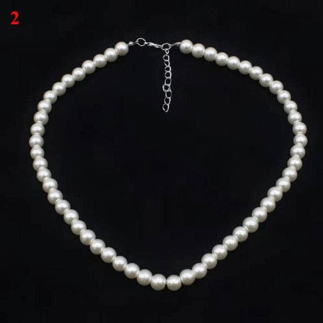 VVS Jewelry Cross Pearl Chain - Image 5