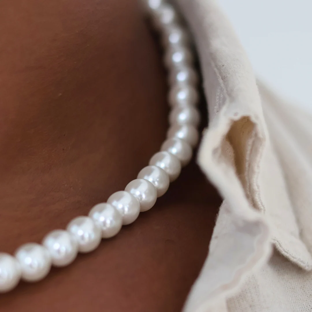 Pearl Necklace - 8mm - Image 4