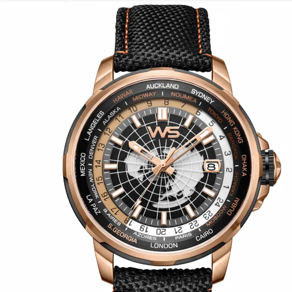 VVS Watches⢠Voyager | Earth GMT