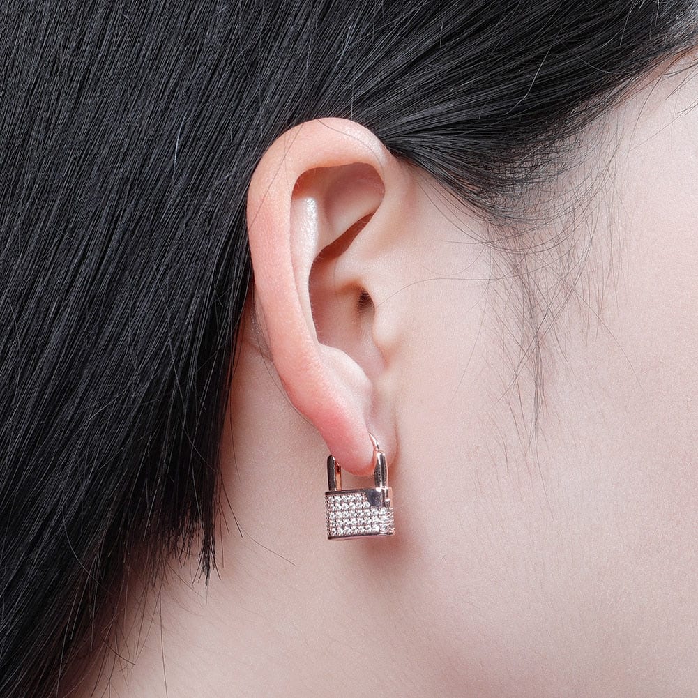Premium Icey Lock Earrings - Image 12