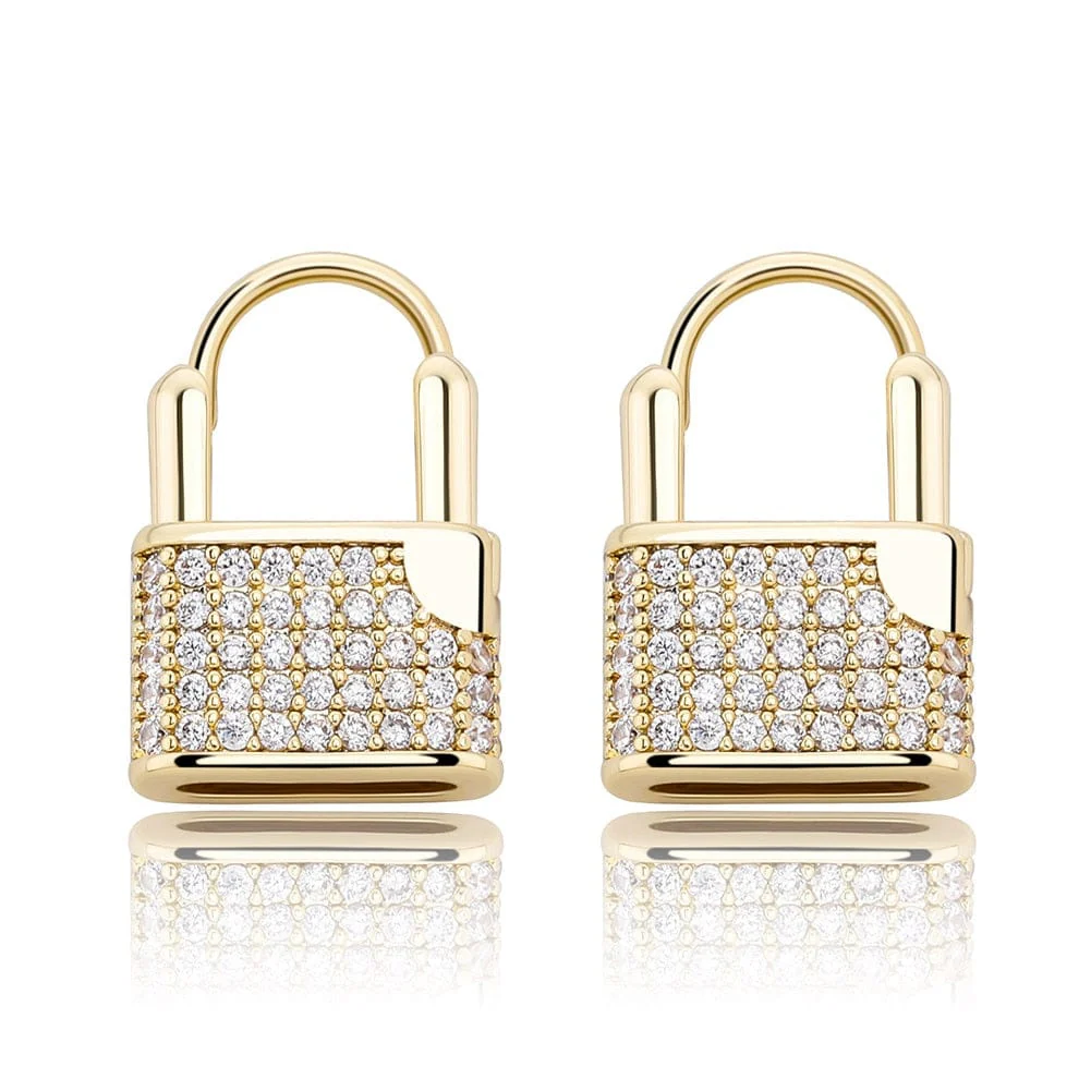 Premium Icey Lock Earrings - Image 9
