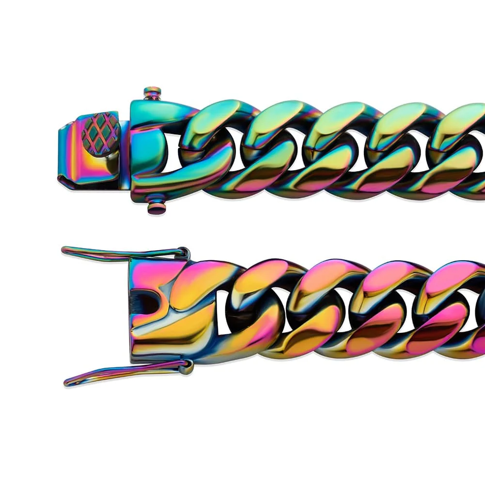 Rainbow Miami Cuban Chain - Image 2