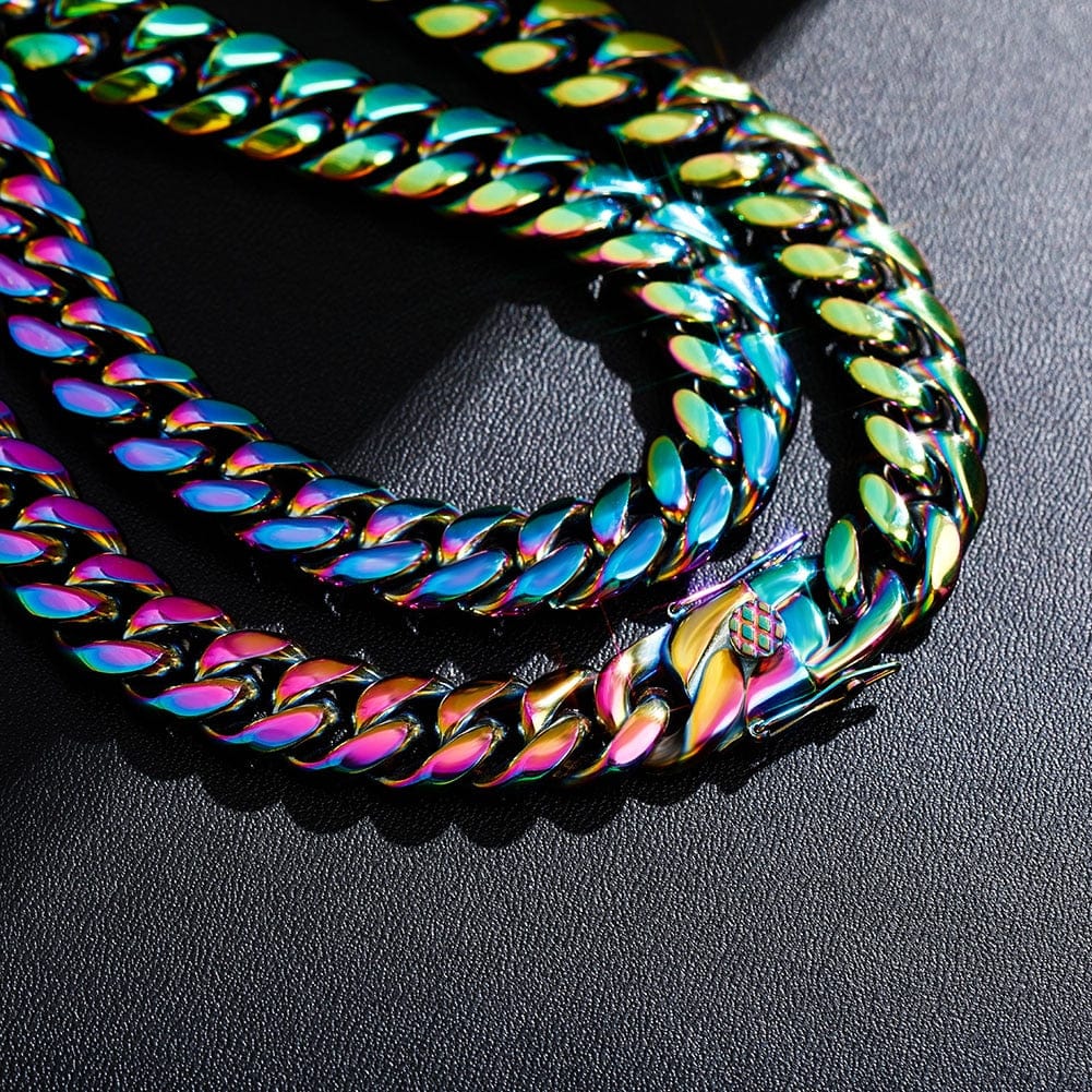 Rainbow Miami Cuban Chain - Image 6