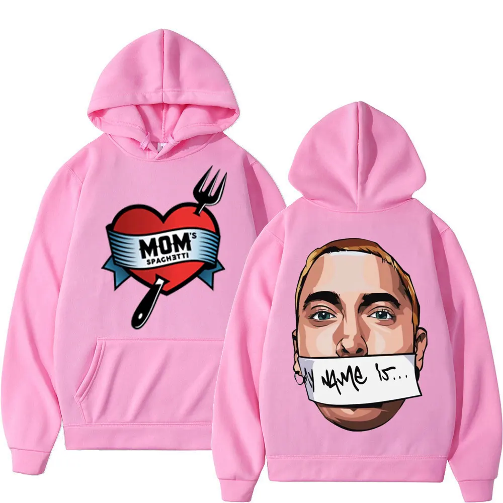 Eminem Mom's Spaghetti/My Name Is Graphic Hoodie - Image 10