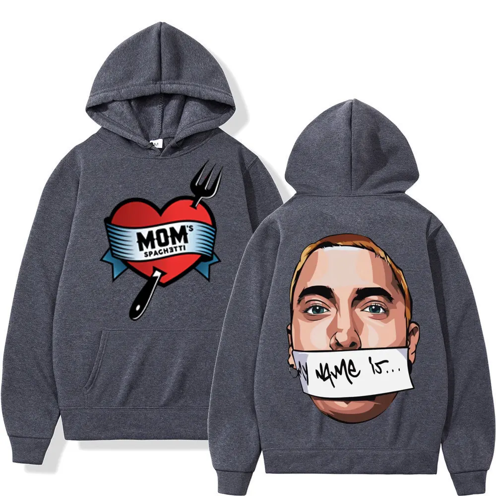 Eminem Mom's Spaghetti/My Name Is Graphic Hoodie - Image 15