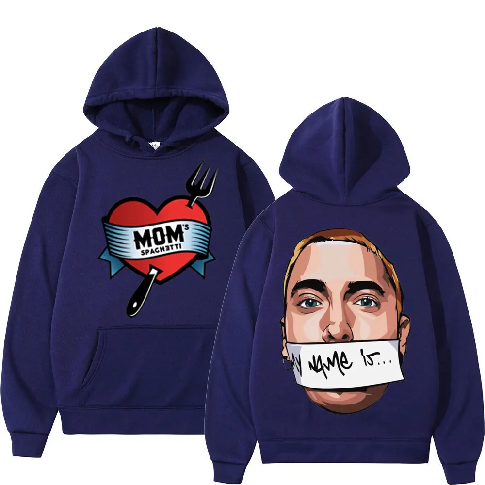 Eminem Mom's Spaghetti/My Name Is Graphic Hoodie - Image 4