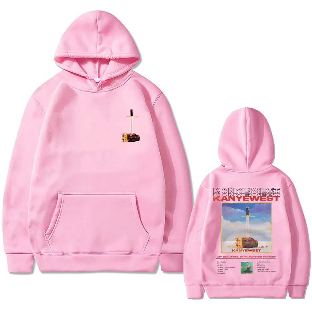 Kanye West 90s "Late My Beautiful Dark" Graphic Hoodies - Image 11