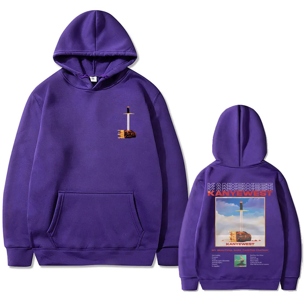 Kanye West 90s "Late My Beautiful Dark" Graphic Hoodies - Image 12