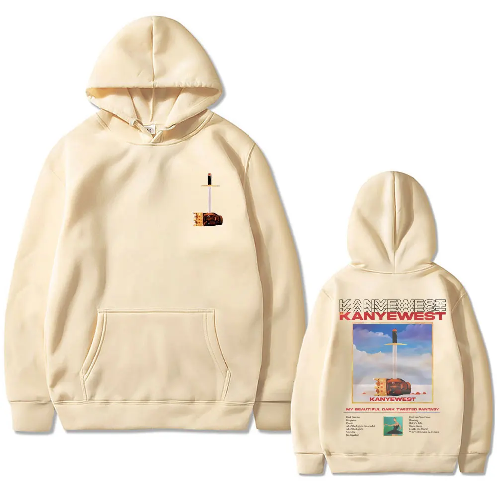 Kanye West 90s "Late My Beautiful Dark" Graphic Hoodies - Image 6
