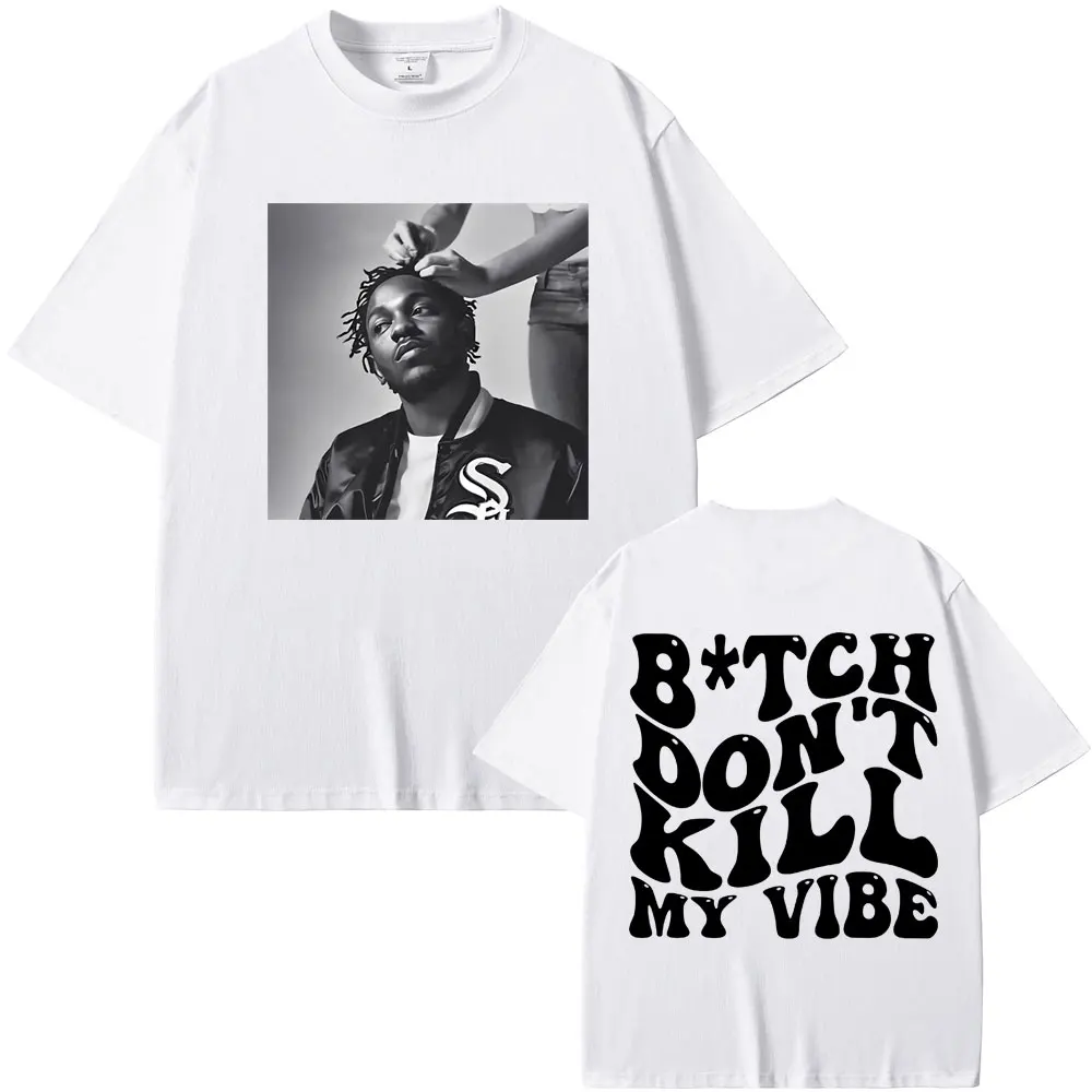 Rapper Kendrick Lamar Don't Kill My Vibe Graphic T-Shirt - Image 2