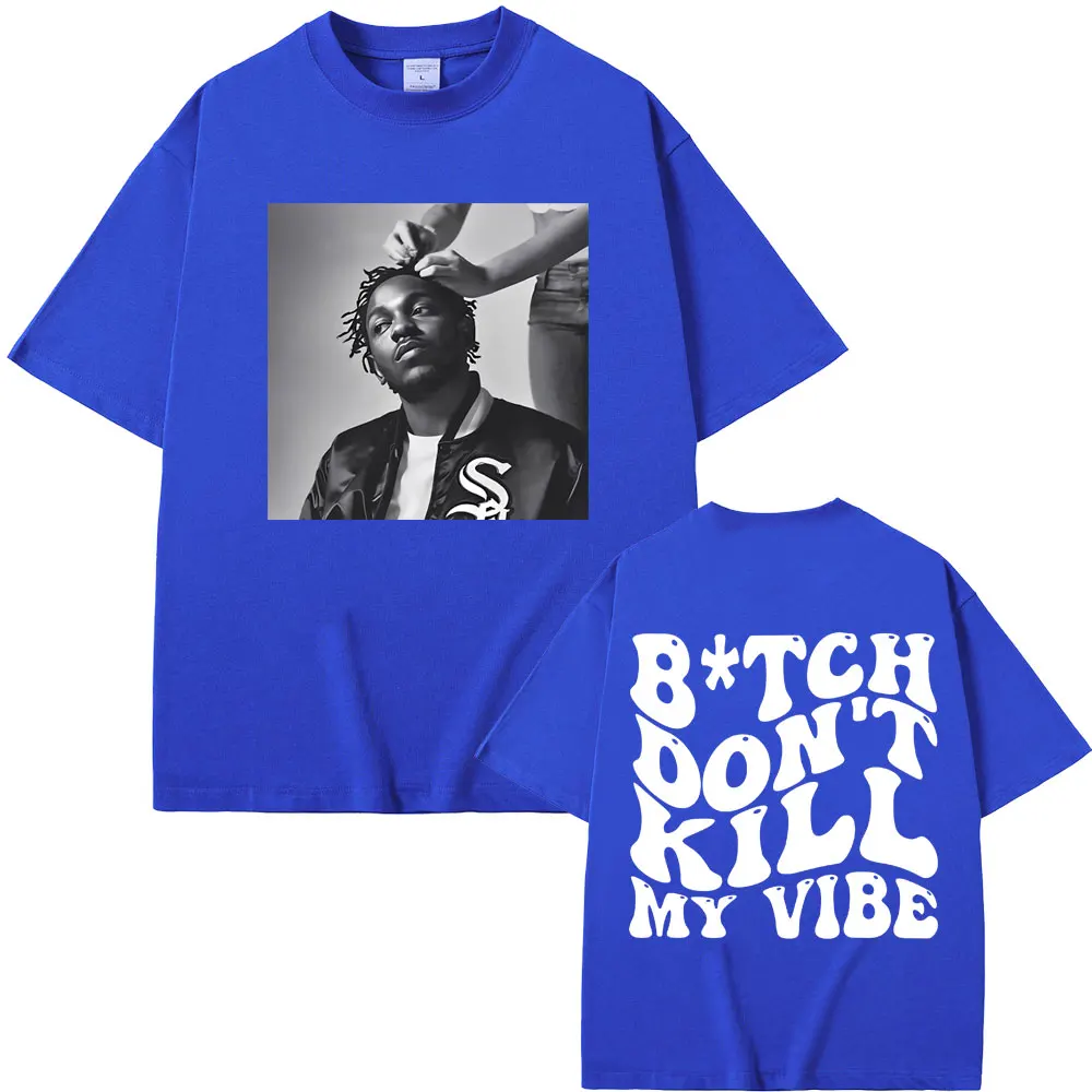 Rapper Kendrick Lamar Don't Kill My Vibe Graphic T-Shirt - Image 7