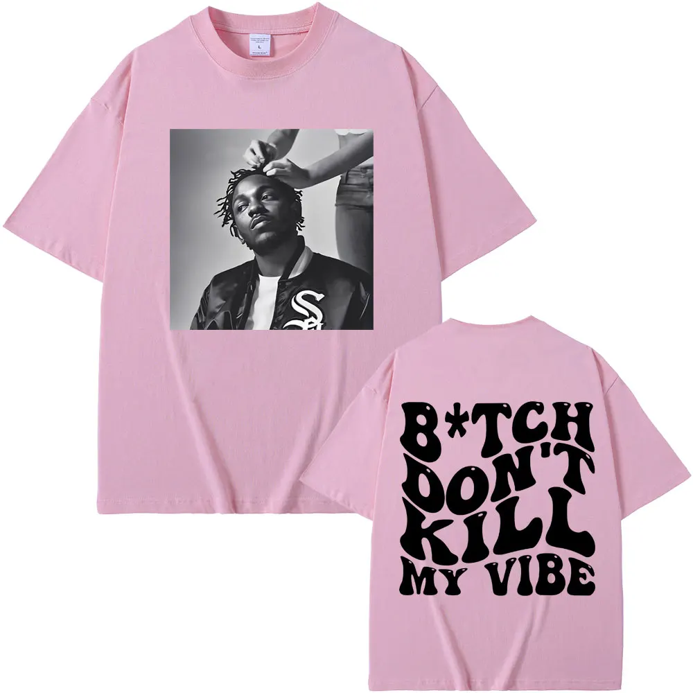 Rapper Kendrick Lamar Don't Kill My Vibe Graphic T-Shirt - Image 8