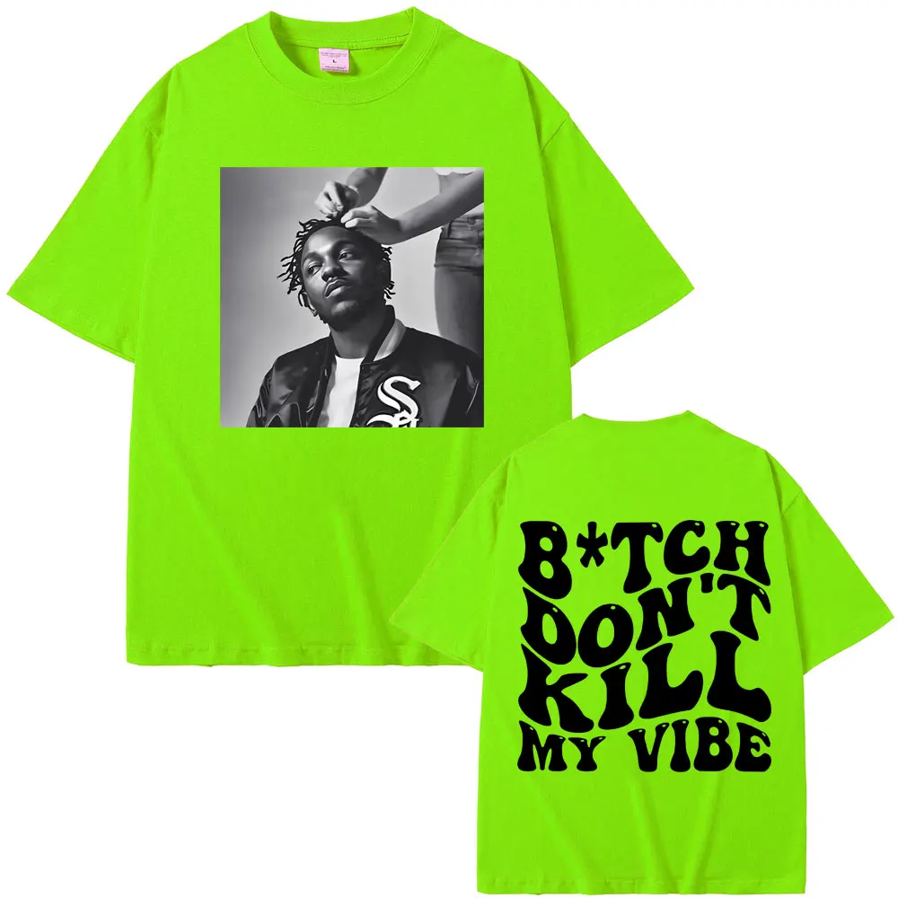 Rapper Kendrick Lamar Don't Kill My Vibe Graphic T-Shirt - Image 9