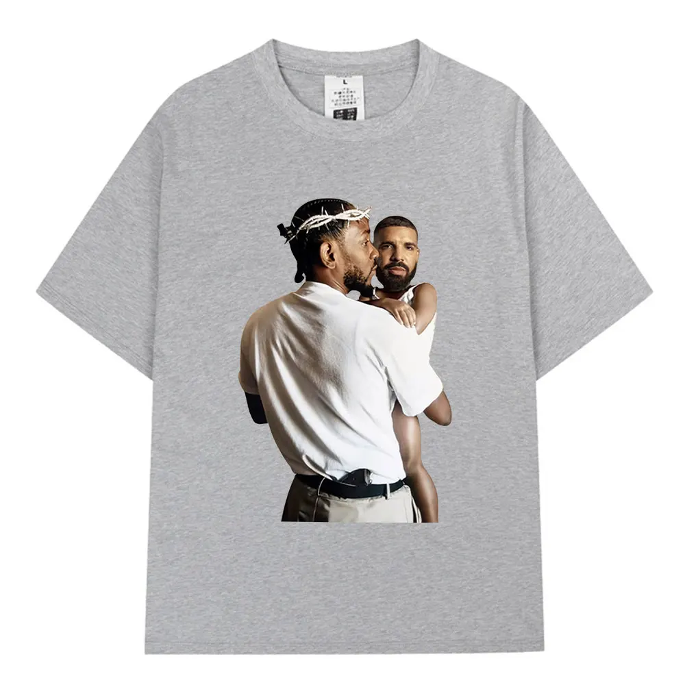 Kendrick Lamar Drake Funny Graphic T-Shirt - Image 4