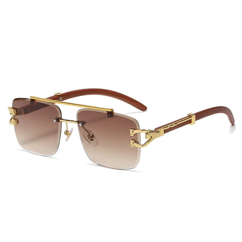 Retro Polycarbonate Square Sunglasses - Image 10