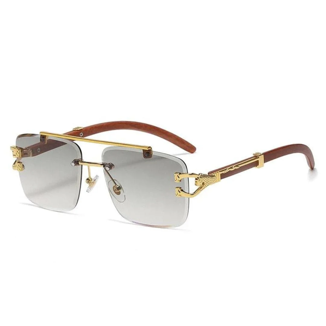 Retro Polycarbonate Square Sunglasses - Image 12